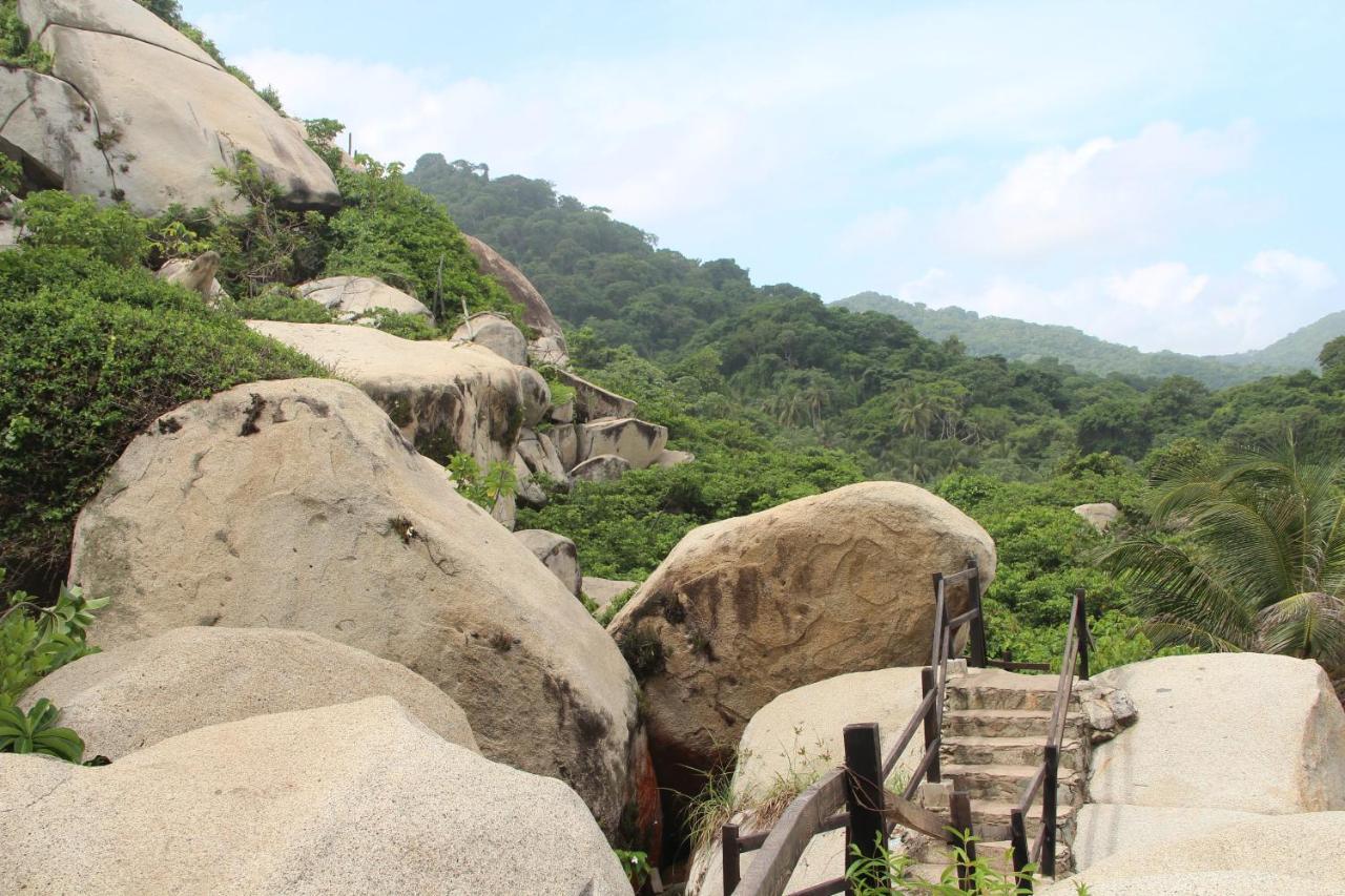 Hotel Jasayma Dentro Del Parque Tayrona El Zaino Exterior foto