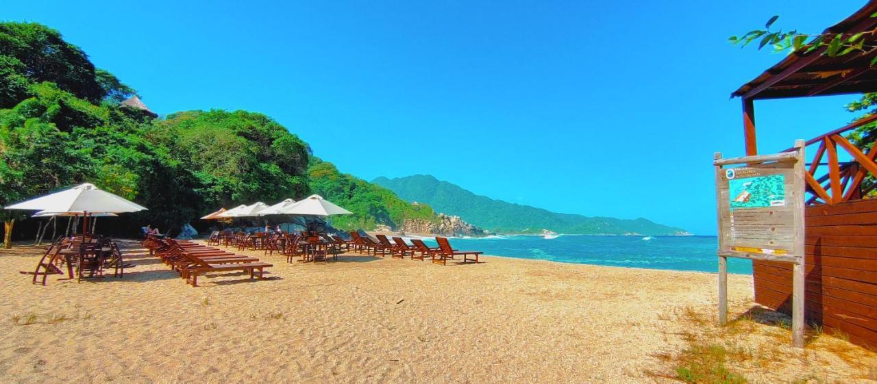 Hotel Jasayma Dentro Del Parque Tayrona El Zaino Exterior foto